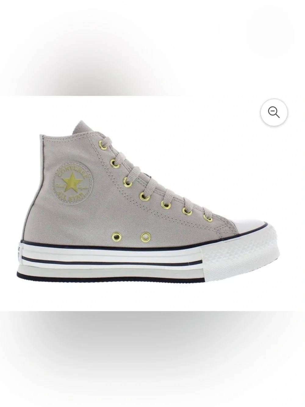 Converse Kids High-Top Sneakers in Light Beige